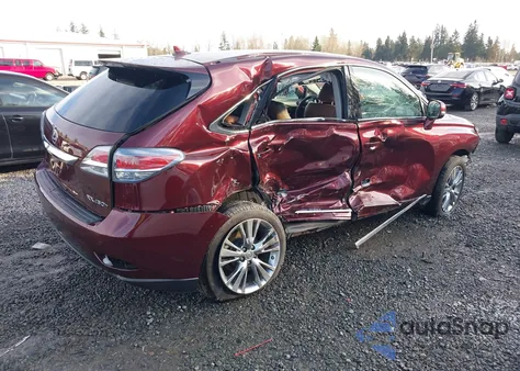 2013 Lexus Rx 450H z USA, uszkodzony, nr VIN JTJZB1BA1D2409290